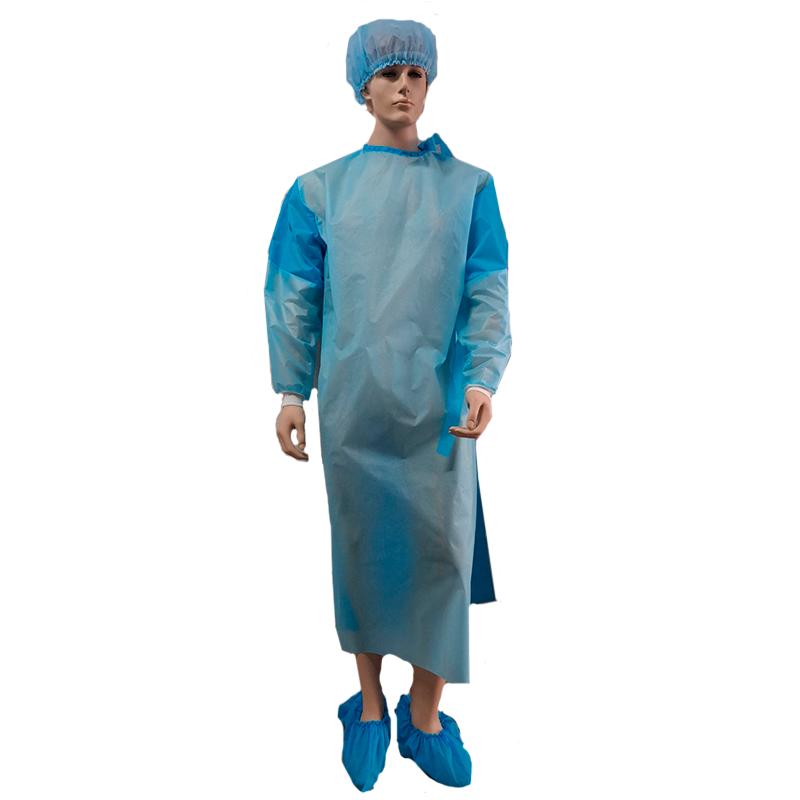 Халат хірургічний 140 см, матеріал СМС + лам.спанбонд, стерильний